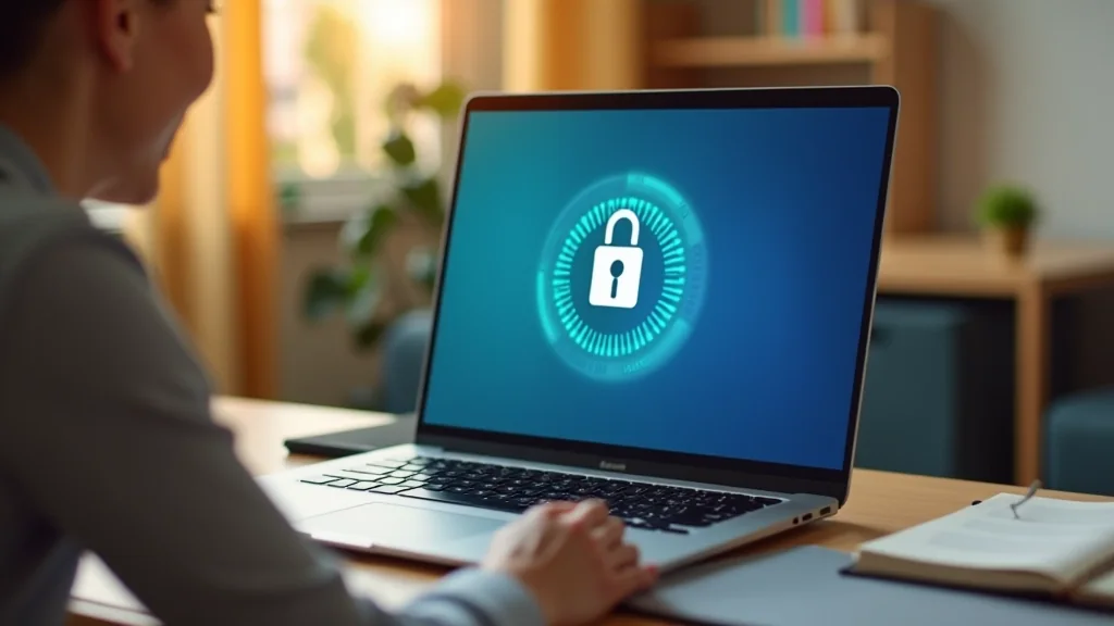 Pantalla de ordenador mostrando una sesión de banca electrónica